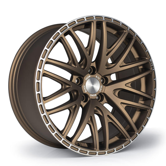 18x9 3SDM 0.75 5x112 et35 CB73.1 Satin Bronze / Machined Lip