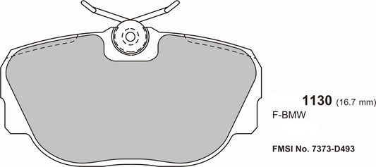 Mercedes 190 (W201) Front Performance Brake Pads 1130