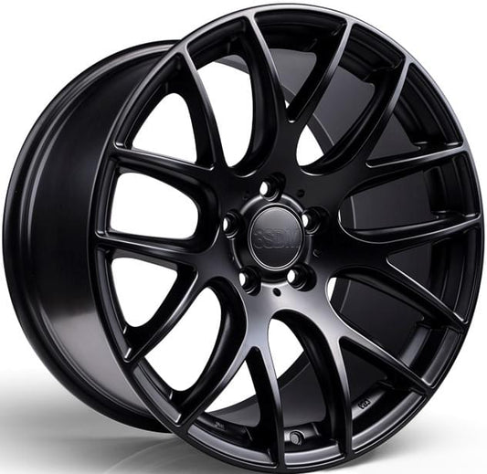 18x9.5 3SDM 0.01 5x100 et35 CB73.1 Matt Black