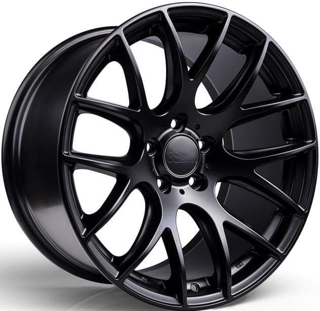 18x8.5 3SDM 0.01-SF 5x112 et45 CB73.1 Matt Black