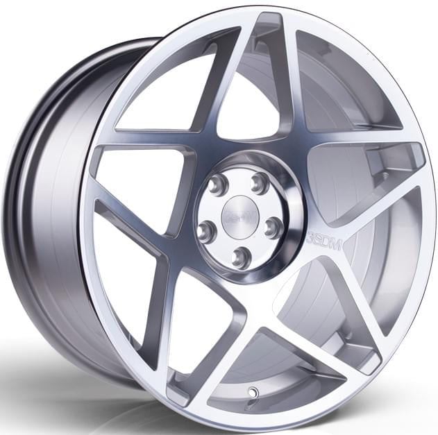 20x9 3SDM 0.08 5x120 et18 CB74.1 Silver Cut