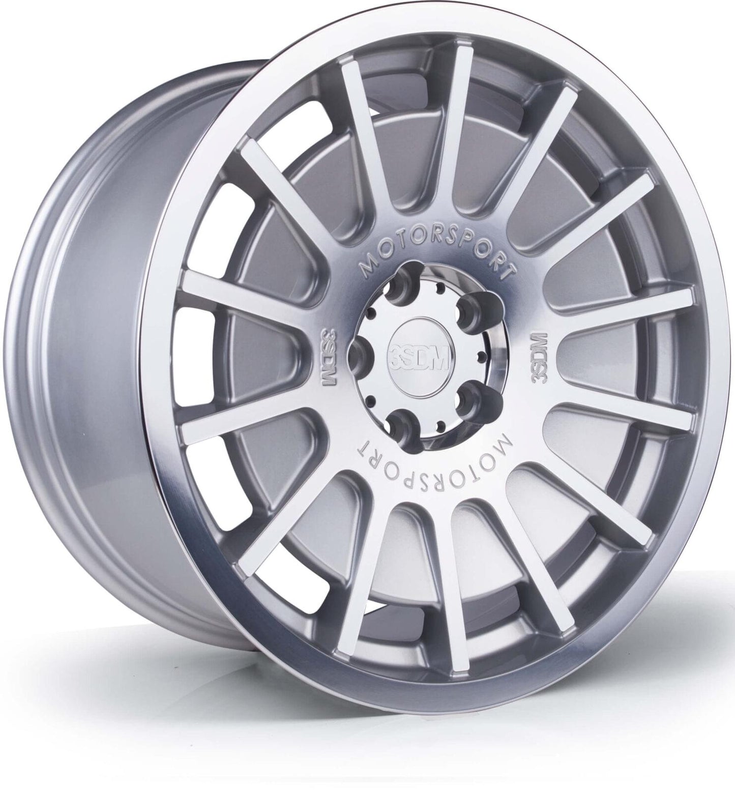 18x9.5 3SDM 0.66 5x100 et35 CB73.1 Silver Mirror Polished Face