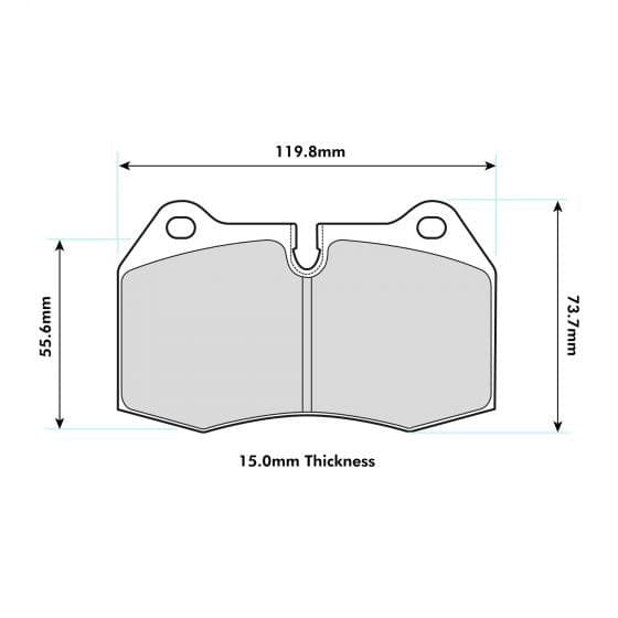 Honda Integra DC5 Front Performance Brake Pads 8071