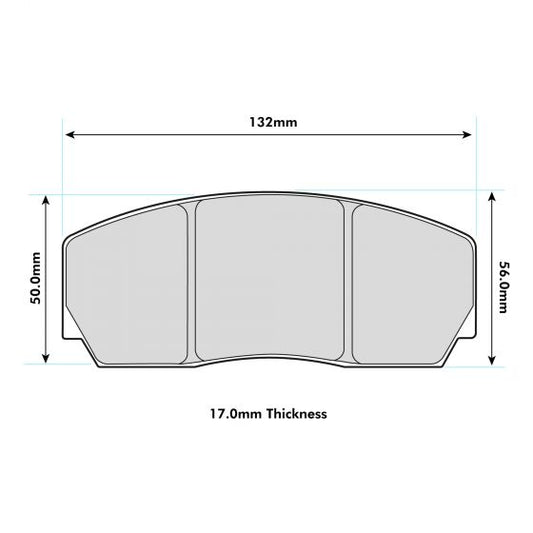 BRSCC FIESTA ST240 CHAMPIONSHIP Front brake pads 8223