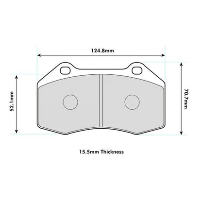PBS Renault Clio MK3 RS 197/200 Performance Brake Front Brake Pads