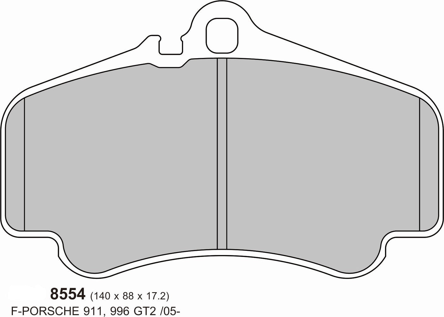 Porsche 911 (997) 3.8 CARRERA S/4/4S/GTS  08-12 FRONT Performance Brake Pads