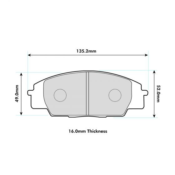Honda S2000 Front Performance Brake Pads 0991