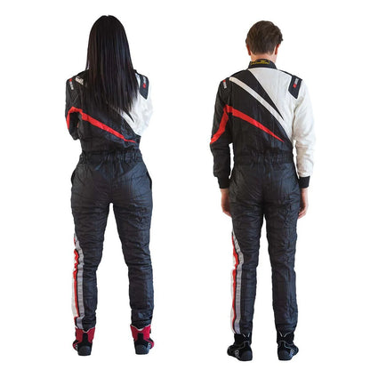 RRS Dynamic Race Suit Black/Red - FIA 8856-2018