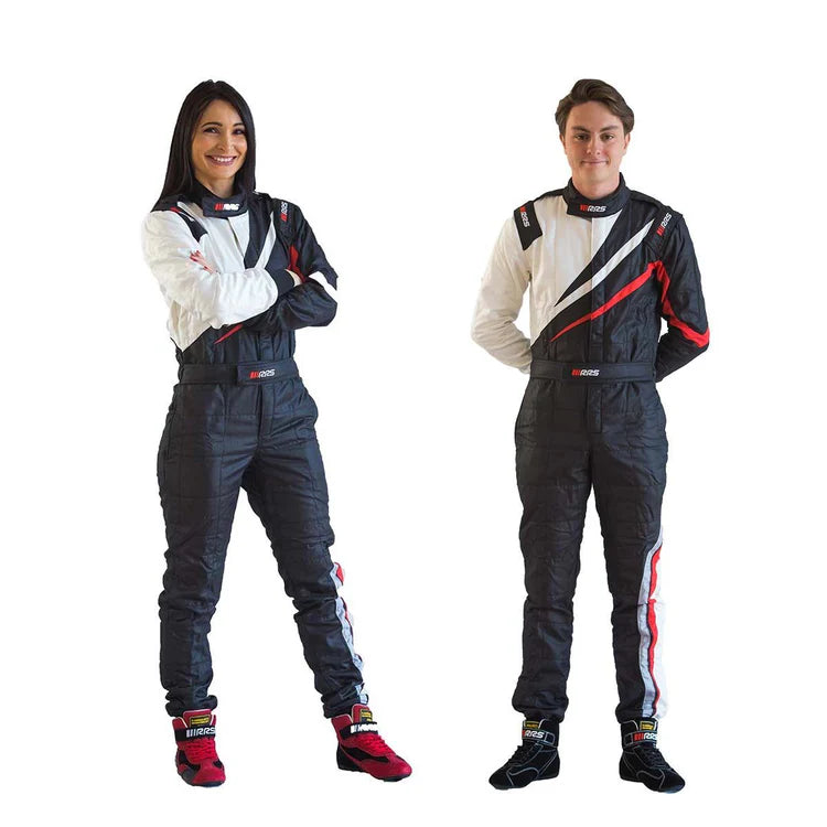 RRS Dynamic Race Suit Black/Red - FIA 8856-2018