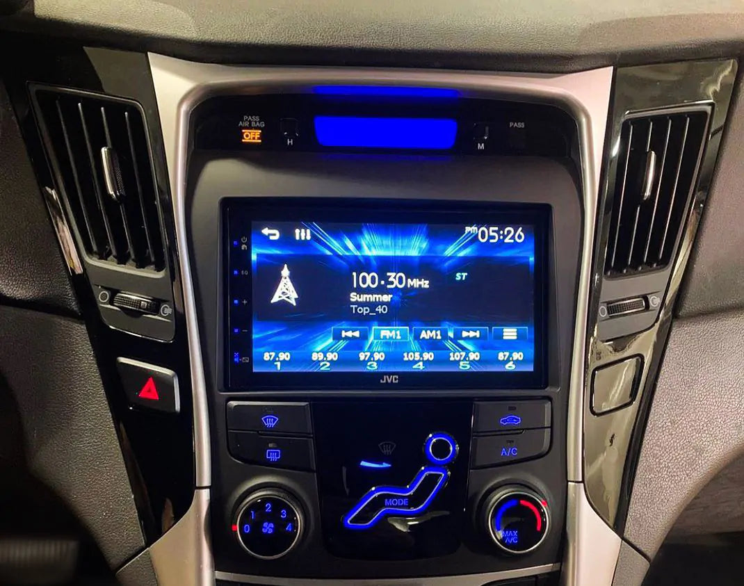 JVC KW-M25BT - 6.8" Mechless Bluetooth Stereo USB Mirroring For Android