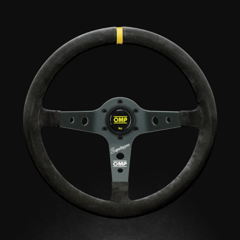 OMP Corsica Superleggero Suede Leather 350mm Steering Wheel Black