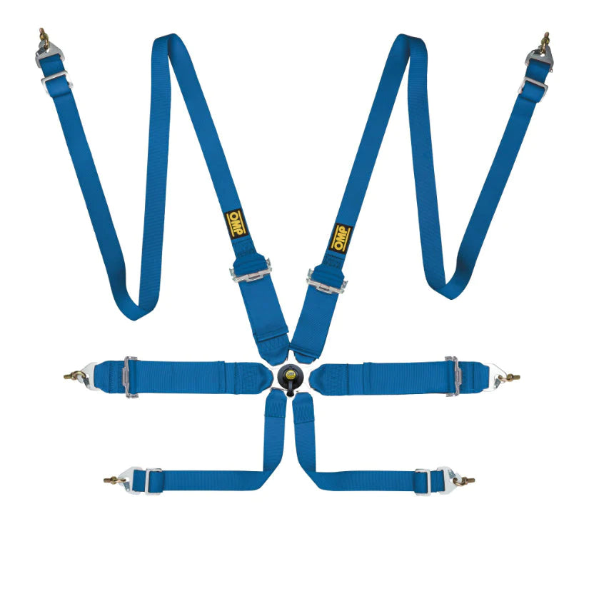 OMP Safety Harness First 3"+2" Pull Up FIA 8853-2016