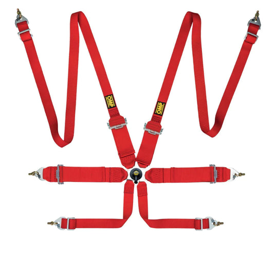 OMP Safety Harness First 3"+2" Pull Up FIA 8853-2016
