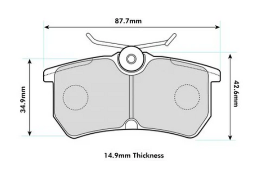 PBS Ford Focus RS MK1  ProTrack Rear