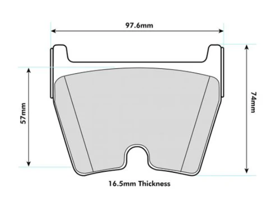 PBS A3 Sportback (8VA, 8VF) RS3 Quattro 2015 on  Front Performance Brake Pads