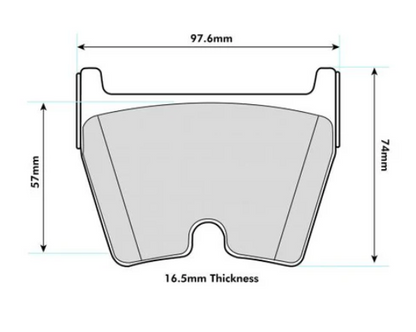 PBS A3 Sportback (8VA, 8VF) RS3 Quattro 2015 on  Front Performance Brake Pads