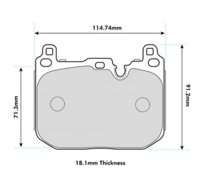PBS BMW M140I Front Performance Brake Pads