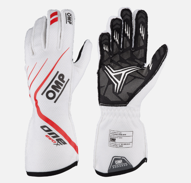 OMP One Evo X FIA 8856-2018 Approved Gloves - Motorsport / Race / Rally