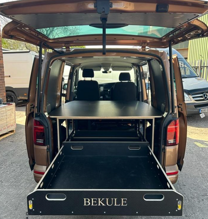BEKULE OutBack XW extra wide Kombi utility bed pod VW T5 t6 Transporter camper SWB Birch