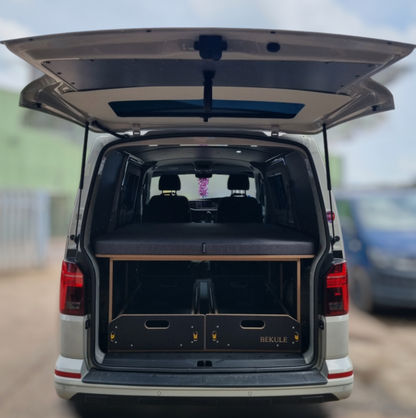 BEKULE OutBack XW Twin Kombi utility bed pod VW T5 t6 Transporter camper SWB Birch
