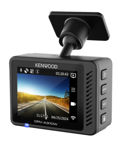 Kenwood DRV-A310W Dashboard Camera With 2.0" LCD HD Recording & Wireless Link With 20GB SD