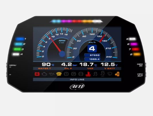 AIM MXG 1.3 7" Digital Data Logger Dash Display