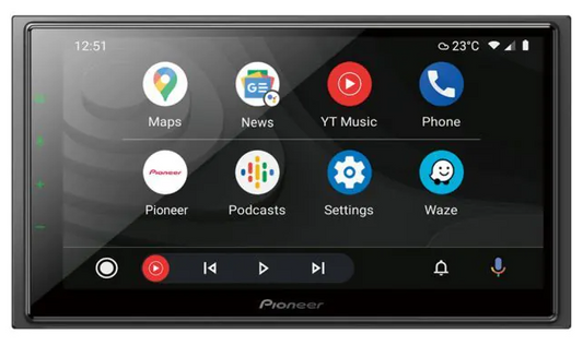 Pioneer SPH-EVO64DAB 6.8” Android Auto Carplay DAB Bluetooth Waze Stereo