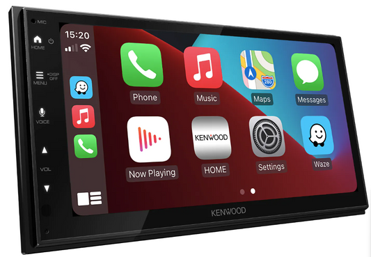 Kenwood DMX5023DABS - 6.8” Wired CarPlay Android Auto Mirroring DAB Screen