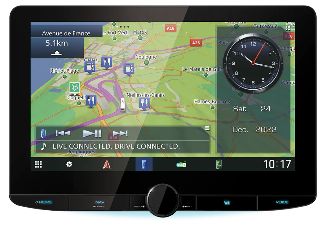 Kenwood DNR992RVS - 10.1 Inch HD CarPlay,Android Auto Wireless Mirroring DAB Bluetooth Stereo