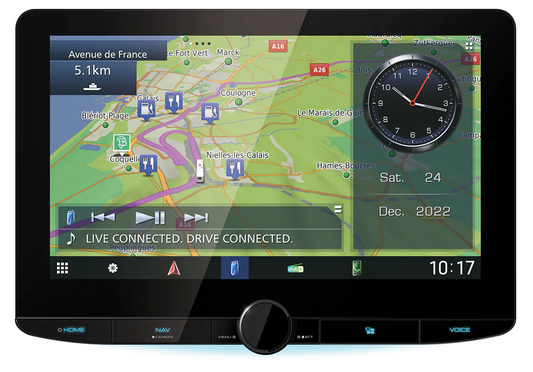 Kenwood DNR992RVS - 10.1 Inch HD CarPlay,Android Auto Wireless Mirroring DAB Bluetooth Stereo