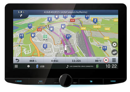 Kenwood DNR992RVS - 10.1 Inch HD CarPlay,Android Auto Wireless Mirroring DAB Bluetooth Stereo