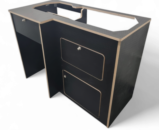 Birch Ply Hexa 2 DOOR Camper kitchen pod Camper Van 9222 and CRX50 POD Buffalo board Phenolic ply