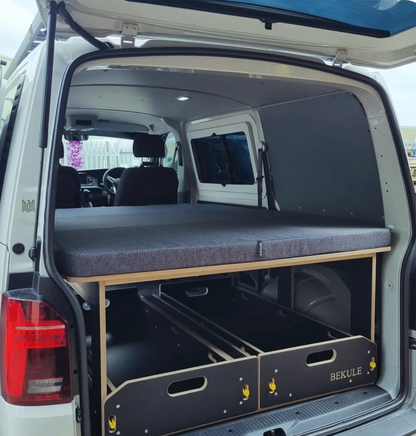 BEKULE OutBack XW Twin Kombi utility bed pod VW T5 t6 Transporter camper SWB Birch