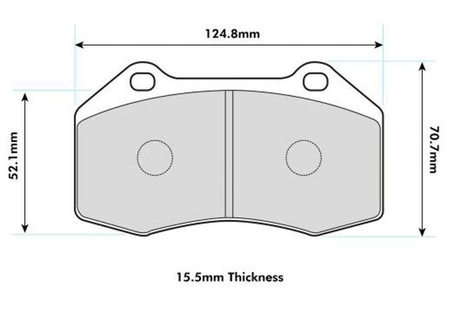 ABARTH 5oo Performance Brake Pad with Brembo Caliper 8541