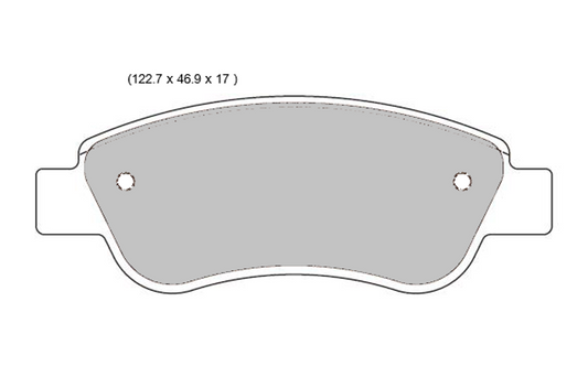 Peugeot 107 / 108 Front Performance Brake Pads 8419