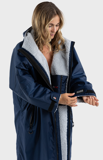 dryrobe® Advance | Long Sleeve Navy Grey