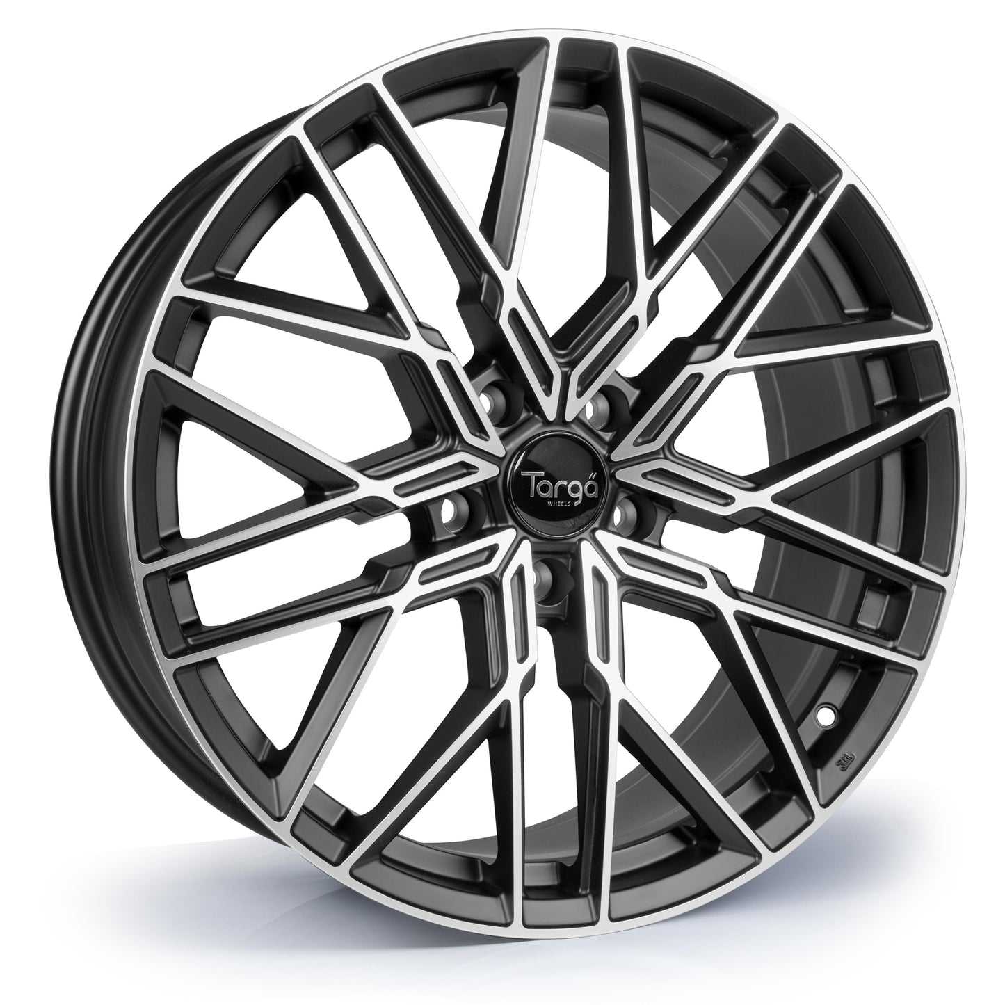 19x8 Targa TG8-FF 5x120 et42 CB72.6 Matt Black / Machined Face