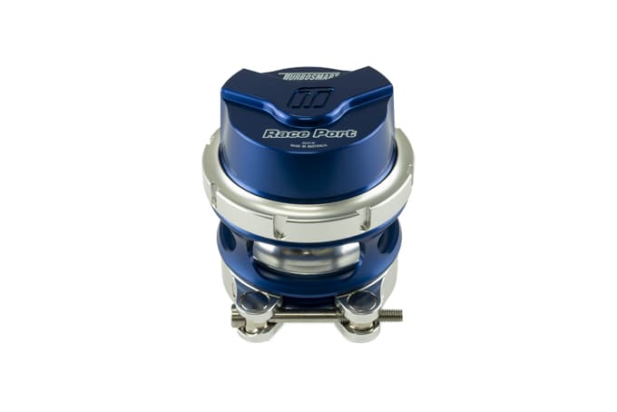Turbosmart BOV Race Port Female GenV - Blue No Weld Flange (TS-0204-1141)