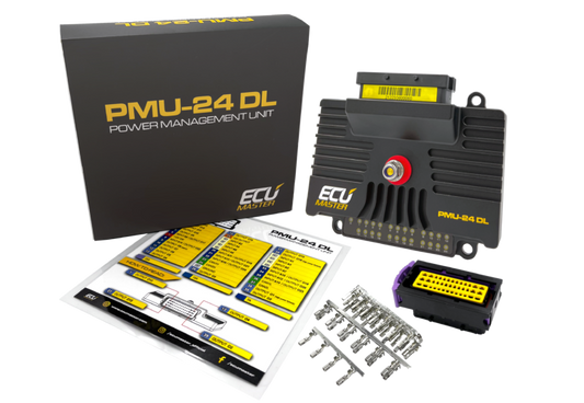 Ecumaster PMU-24 DL – Power Management Unit 24 Data Logging
