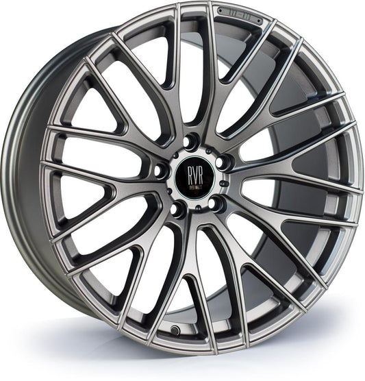 19x8.5 River R10 5x112 et35 CB73.1 Matt Gunmetal