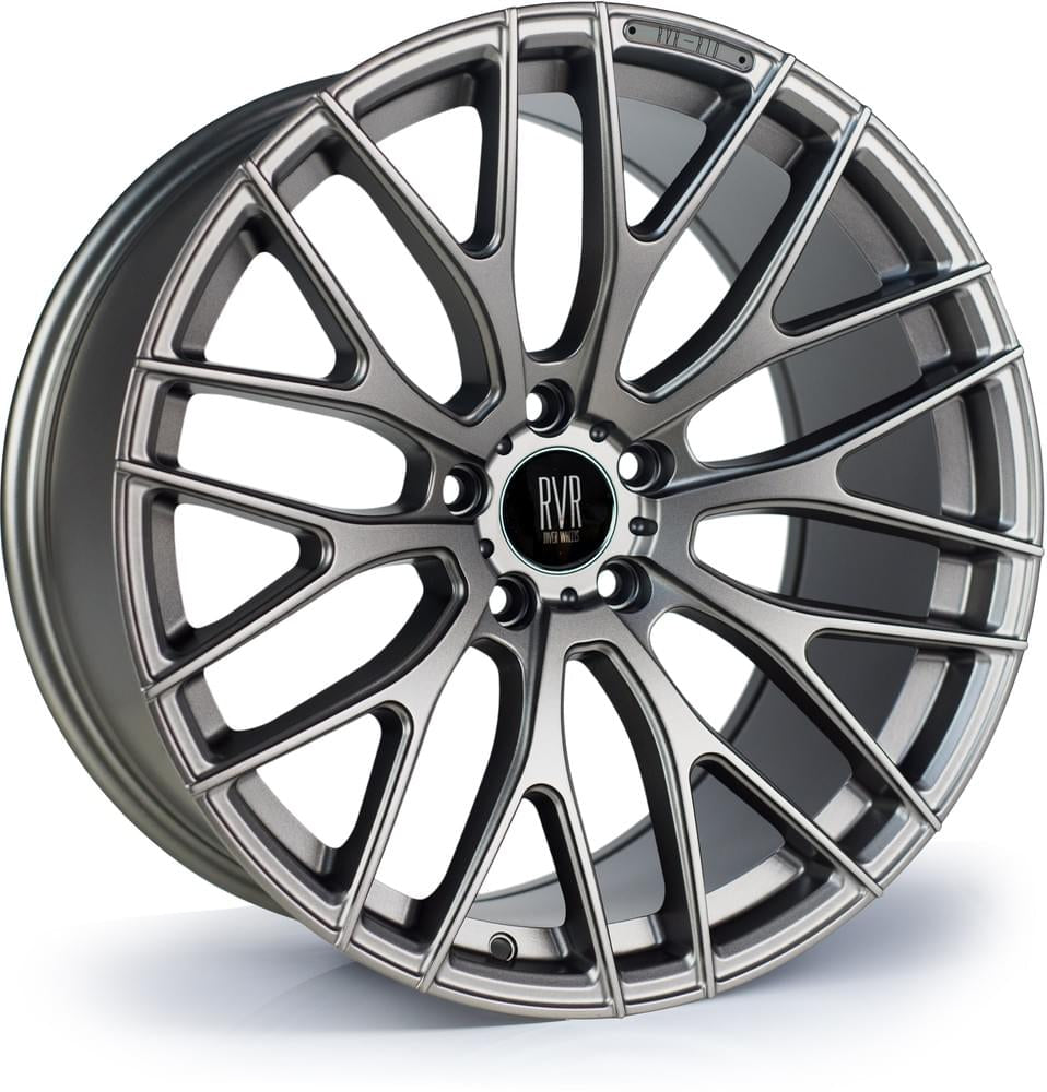 19x8.5 River R10 5x120 et35 CB72.6 Matt Gunmetal