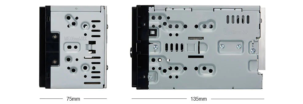 JVC KW-M560BT - 6.8" Digital Media Receiver CarPlay Android Auto