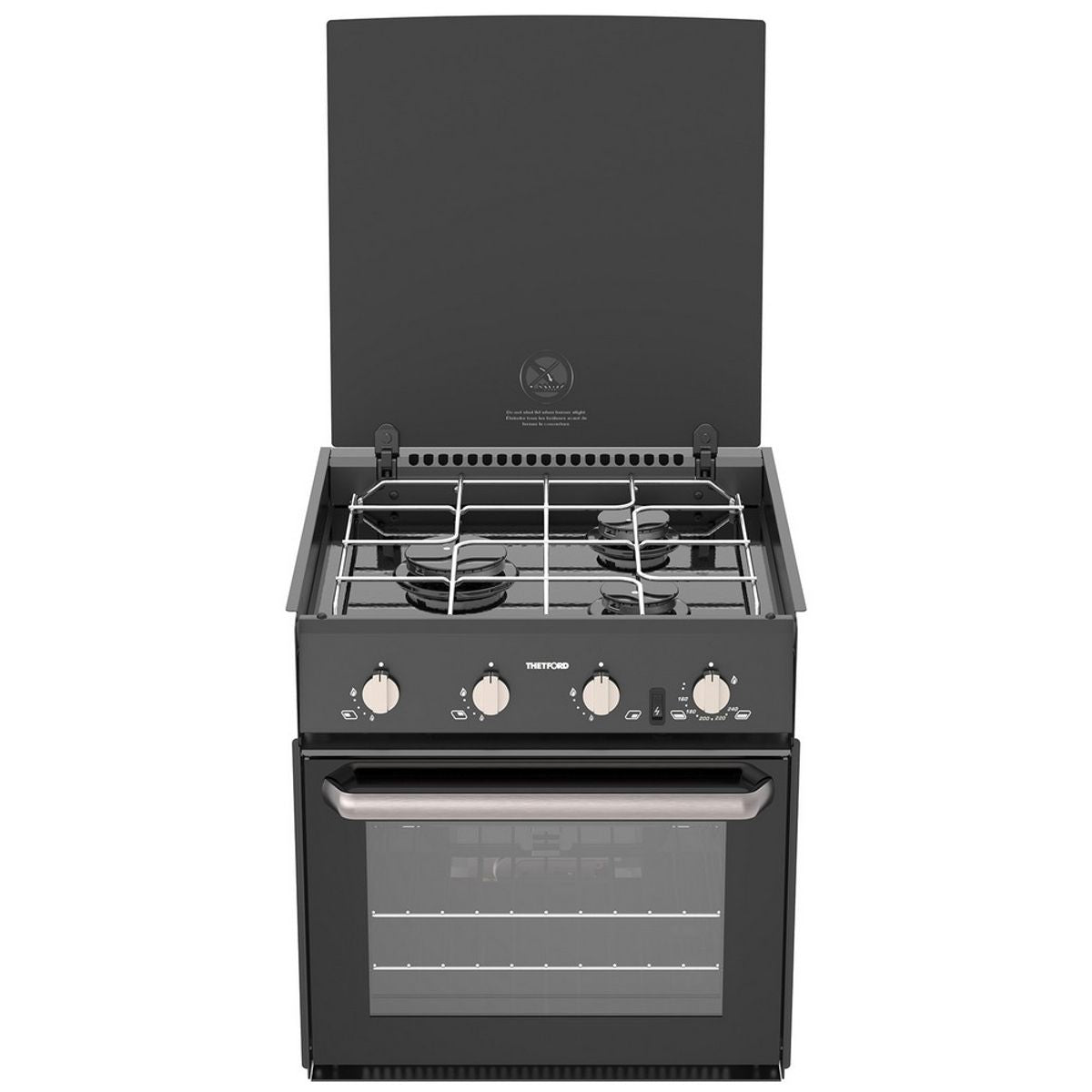 Thetford Spinflo Triplex Oven and Grill Black 12v ignition
